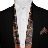 MOSAICO MEN SCARF AND POCKET SQUARE SET – PREMIUM COLLECTION